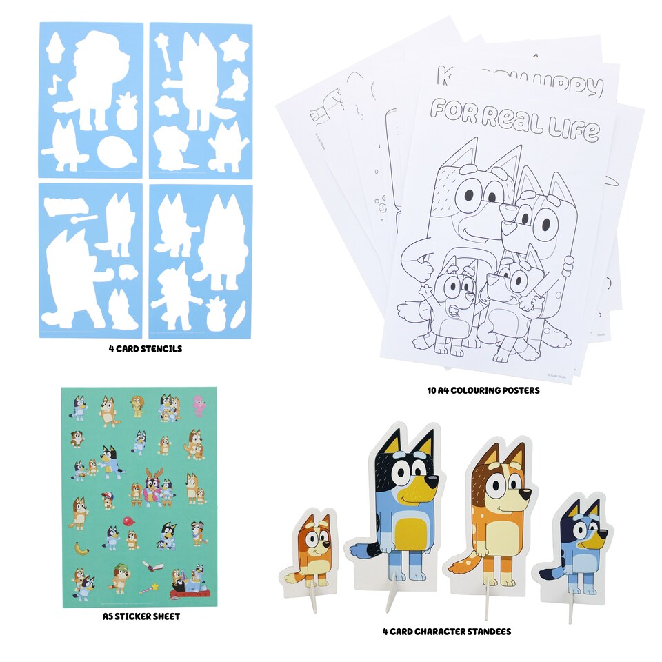 image 1 of Bluey Large Art Set