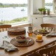 image 3 of Argon Tableware Round Coasters - 10cm - Set of 6 - Woven Seagrass Bar Drink Mat Table Protector Coasters