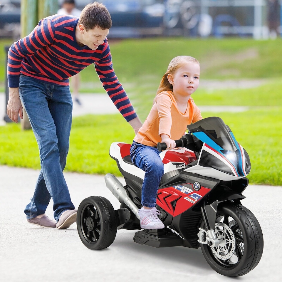 image 1 of COSTWAY 12V Kids Licensed BMW Battery Powered Electric Red