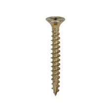 Timco - Classic Multi-Purpose Screws - PZ - Double Countersunk - Yellow (Size 3.0 x 25 - 200 Pieces)