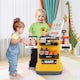 image 4 of 47PCS Grocery Store Cash Register Playset with Scanner Play Food Sound and Light Effects