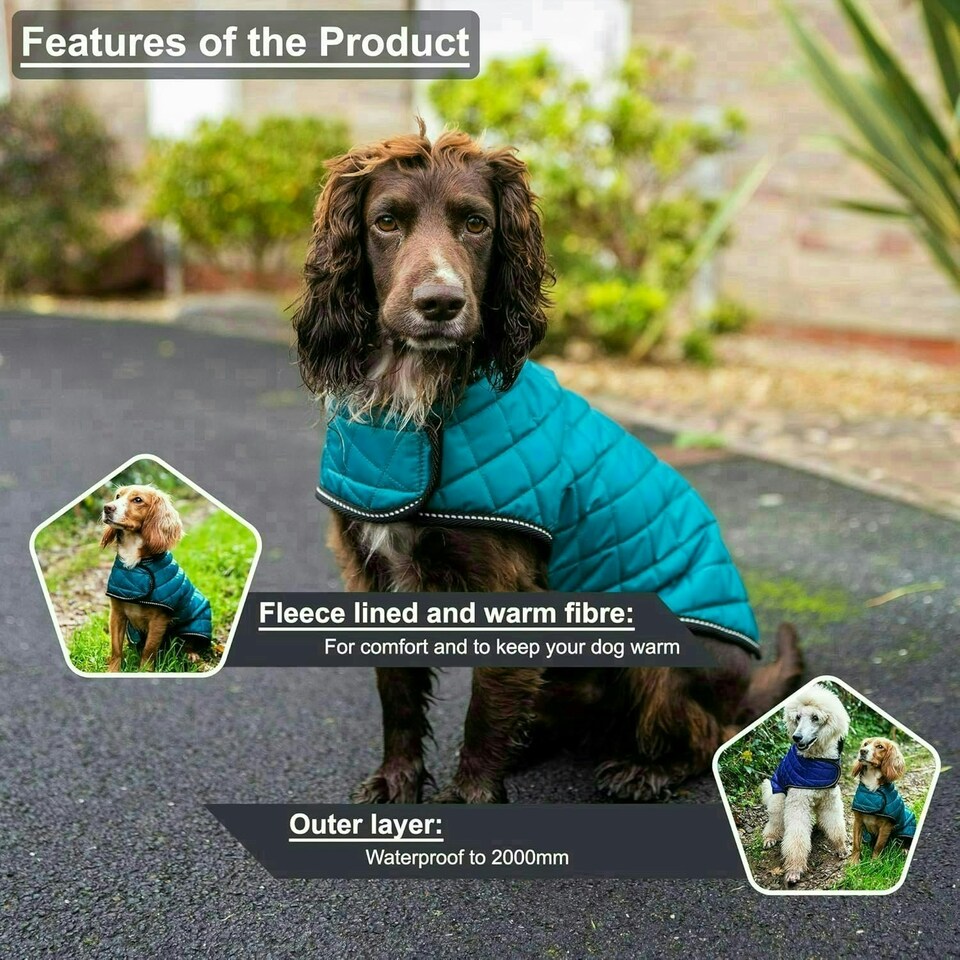 image 1 of Henry Wag Quilted Dog Jacket