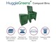 image 5 of HuggleGreens Plastic Garden Compost Bin 300L | Green | One Size