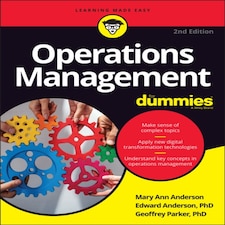 Operations Management For Dummies Paperback Book