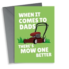 Funny Mower Father's Day Card