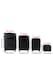 image 7 of Living and Home 4 Wheels Lockable Travel Suitcase Set of 4 - Black 28+24+20+14 Inch | Black | Large | 4