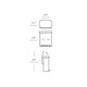 image 9 of Simplehuman 58L Recycling Rectangular Pedal Bin with Liner Pocket, Brushed Stainless Steel with Black Plastic Lid