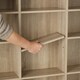 image 4 of Shelves Stevie - 21 compartments, height-adjustable, removable shelves Brown | Wood Light, Oak Sonoma