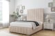 image 2 of Sloomy Langston Sand Naples Deep-Sided Bed Frame With 50" Upholstered Headboard 4' Small Double