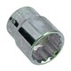 image 4 of 1/2 WW Whitworth BSW Shallow British Socket 12 Sided Bi-hex 1/2in Drive