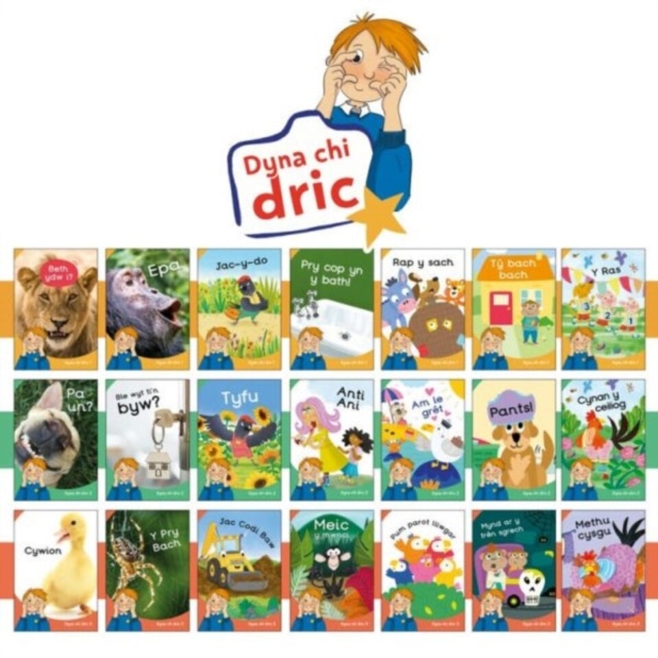 Dyna Chi Dric Pecyn Cyflawn 21 Book Pack