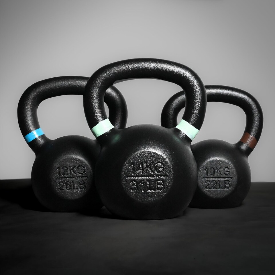 image 1 of GYM SETS Cast Iron Kettlebells- (Single 16kg Kettlebell)