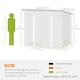 image 7 of Outsunny 7 x 4ft Outdoor Garden Storage Shed for Backyard Patio Green