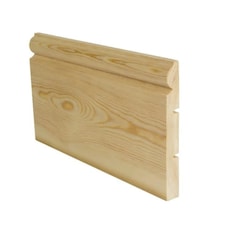PACK OF 15 (Total 15 Units) - 25mm x 175mm (20mm x 170mm Finish) Torus Softwood Skirting Board - 4.5m Length