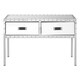 image 1 of Interiors by Premier Stainless-Steel Modern Coffee Table, Coffee Table With Storage, Industrial Style Storage Coffee Table Silver