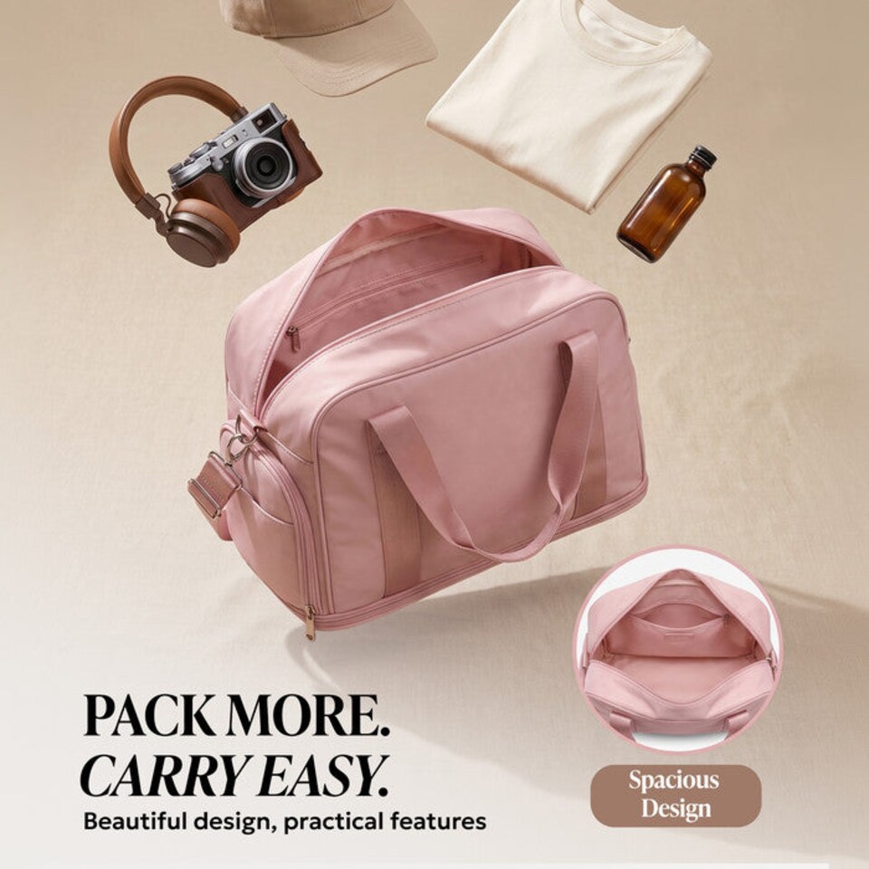 image 1 of Lugg Duffle and Toiletry Bag Set Waterproof Expandable Cabin Size 2 Piece