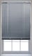 image 2 of FURNISHED Modern PVC Venetian Blinds Durable Window Blinds for Homes and Offices | Grey | Grey | (W) 195cm x (L) 150cm