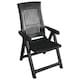 image 4 of 5-Position Foldable Lounge Chair | Black | Anthracite & Set of 1 | Not provided | 1