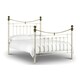 image 2 of Victorian Style Stone White & Gold High End Bed Frame - Double 4ft 6" (135cm)