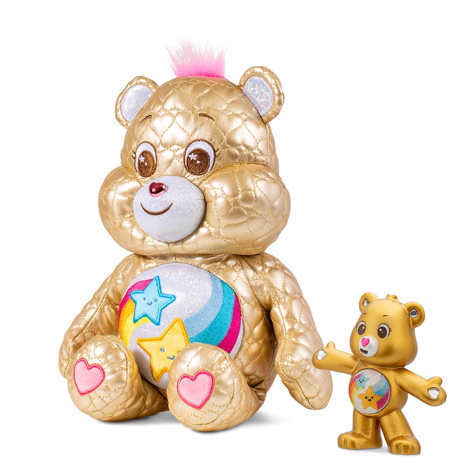 image 1 of Limited Edition 35cm Dare To Care Quilted Care Bear