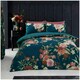image 4 of VELVETIO Flora Printed Duvet Cover Set Reversible Polycotton Easy Care Beddings Purple | Double