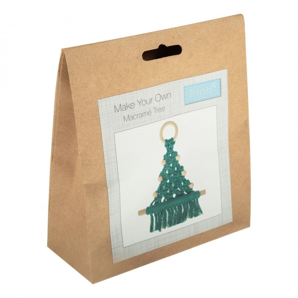 Trimits M/KIT TREE - Macrame Kit: Tree in Green