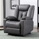 image 6 of Afton Technology Fabric Single Motor Rise Recliner Lift Mobility Chair (Charcoal)