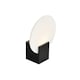 image 1 of Nordlux Hester Indoor Wall Light Black Plastic Intergrated LED  3-Level Dimming - Mains Powered, IP44 | Black | Black
