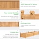 image 6 of Yaheetech Wooden Raised Garden Bed-221 cm L