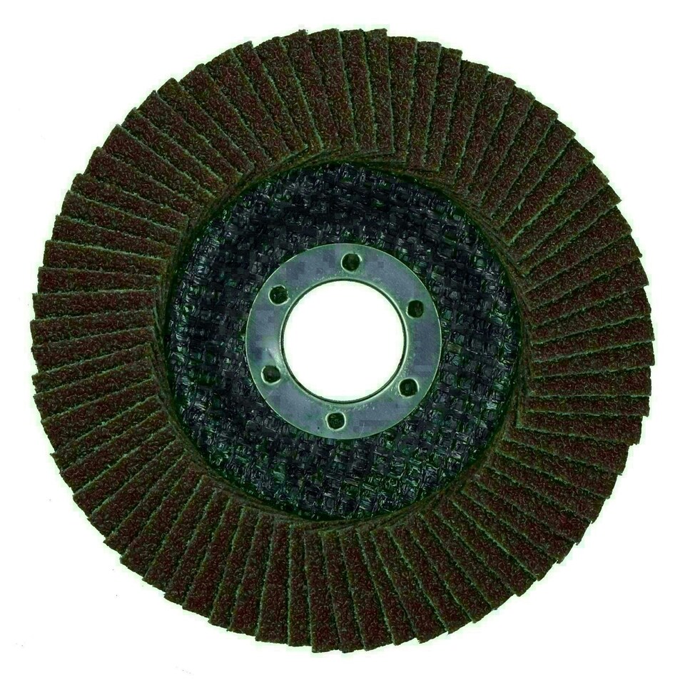 image 1 of 20 x Flap Discs 40 Grit Angle Grinder 4.5" (115mm) Flat Sanding Grinding TE230