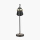 image 4 of Black and Brushed Brass Task Table Lamp Black | Gold