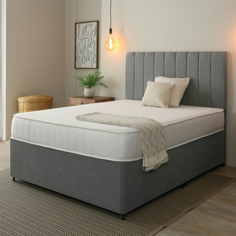 image 1 of Sleep Warmer Premium Tufted Mattress - 20cm Deep, Dual Comfort Fillings Small Single