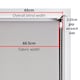 image 6 of FURNISHED Roller Blind Blackout Easy Fit Trimmable Insulated UV Protection with Metal Fittings | Blue | Blue