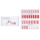 image 1 of Nail Sticker (pink) - # Glen Check Antique Pink Nail - 32pcs Pink