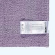 image 3 of Homescapes Luxury Reversible Cotton Bath Mat - Lilac Purple