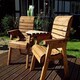 image 2 of Twin Companion Set Angled Self-Assembly - W180 x D90 x H98 - Redwood