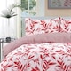 image 2 of Ellie Duvet Cover Set - Double - Red