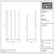 image 4 of Hammer and Tongs Steel Wellington Boot Rack - 4 Pair - Black Black