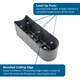 image 4 of Garden Edging Stomp Edge Border - Graphite, Pack of 12