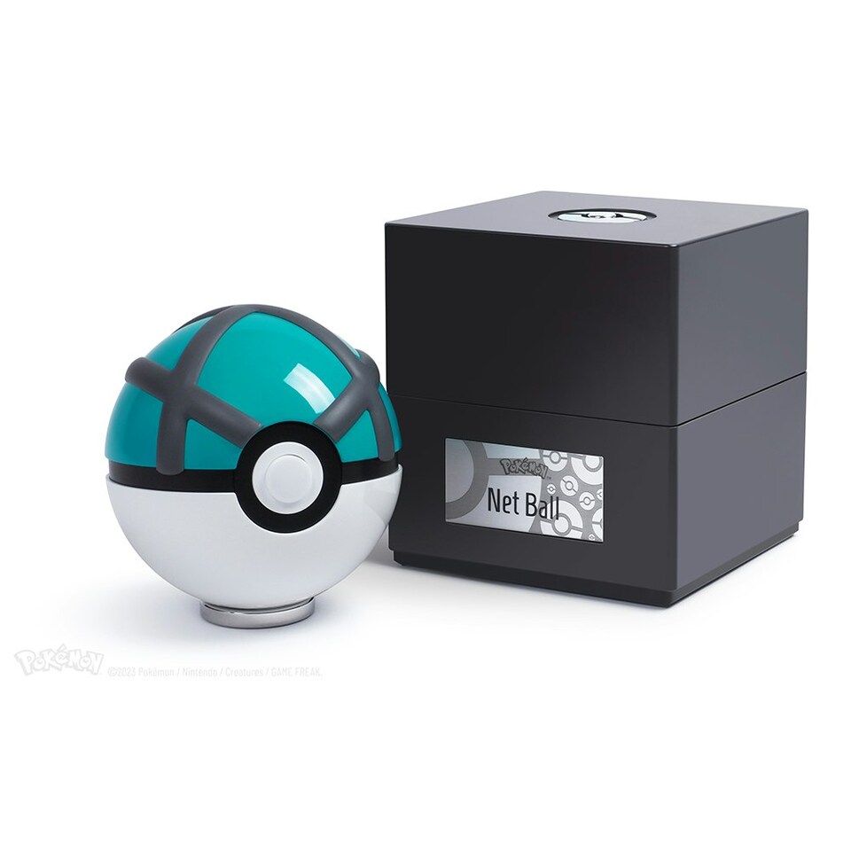 image 1 of Pokémon Die-Cast Net Ball Replica Blue
