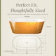image 5 of Balterley Luxury Modern Freestanding Oval Bath | Copper | Copper