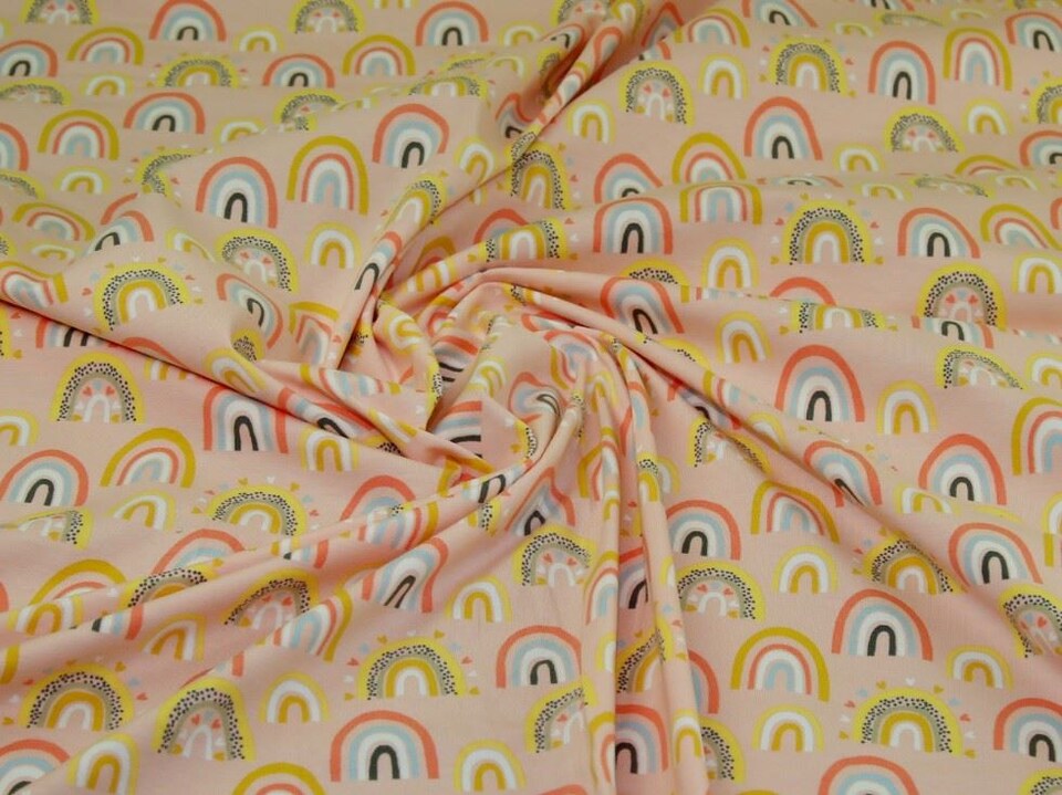 Pink Cotton Jersey Stretch Knit Fabric for Dressmaking, 147cm / 57" Wide - per metre