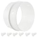 image 1 of SPARES2GO Universal Tumble Dryer Vent Dual Hose Connector / Adapter Ring