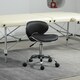 image 7 of HOMCOM Adjustable Rolling Swivel Beauty Salon Chair, Stool for Spa, Technician - Black