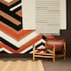 image 5 of Bosie Jango Large Geometric Rug Grey