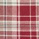 image 5 of OHS Dorest Woven Check Thermal Blackout Lined Eyelet Curtains, 66x72" - Red