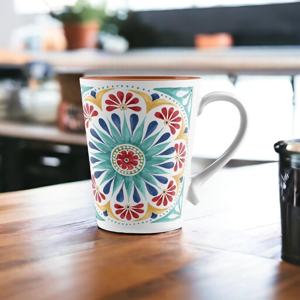 image 1 of Rio Medallion Melamine Mugs - Set of 2 | Multi