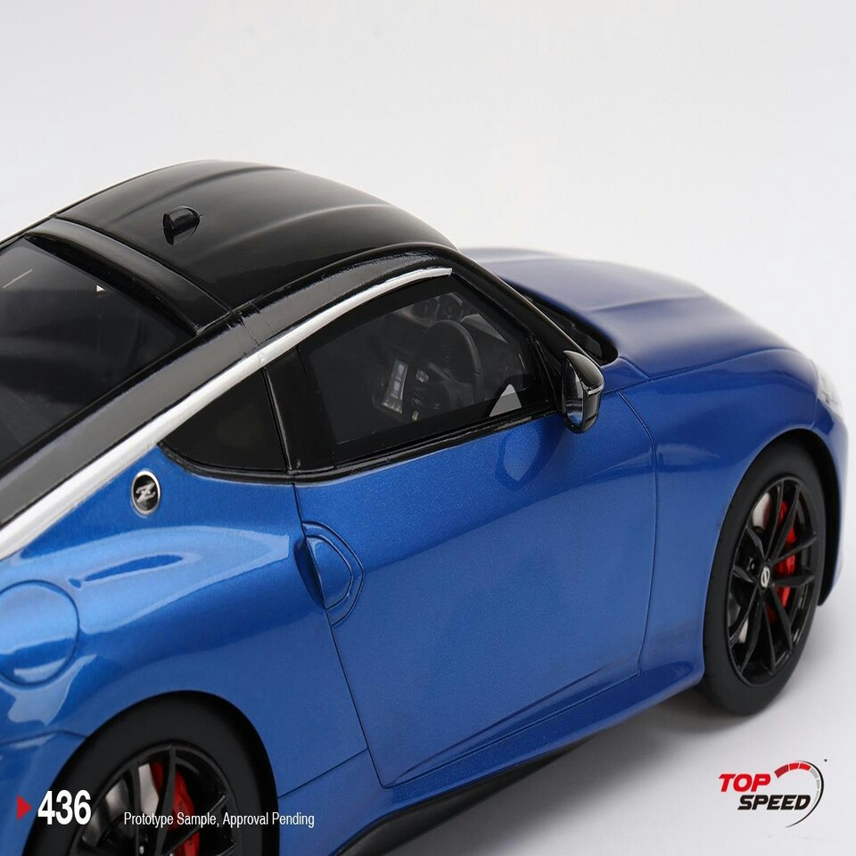 image 1 of Nissan Fairlady Z Version ST 2023 Seiran Blue RHD 1:18 Scale TSM TS0436