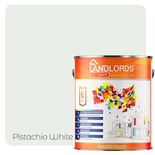 Landlords Paint - Matt Paint - Smooth Matt Finish for Walls & Ceilings - Pistachio White - 1L