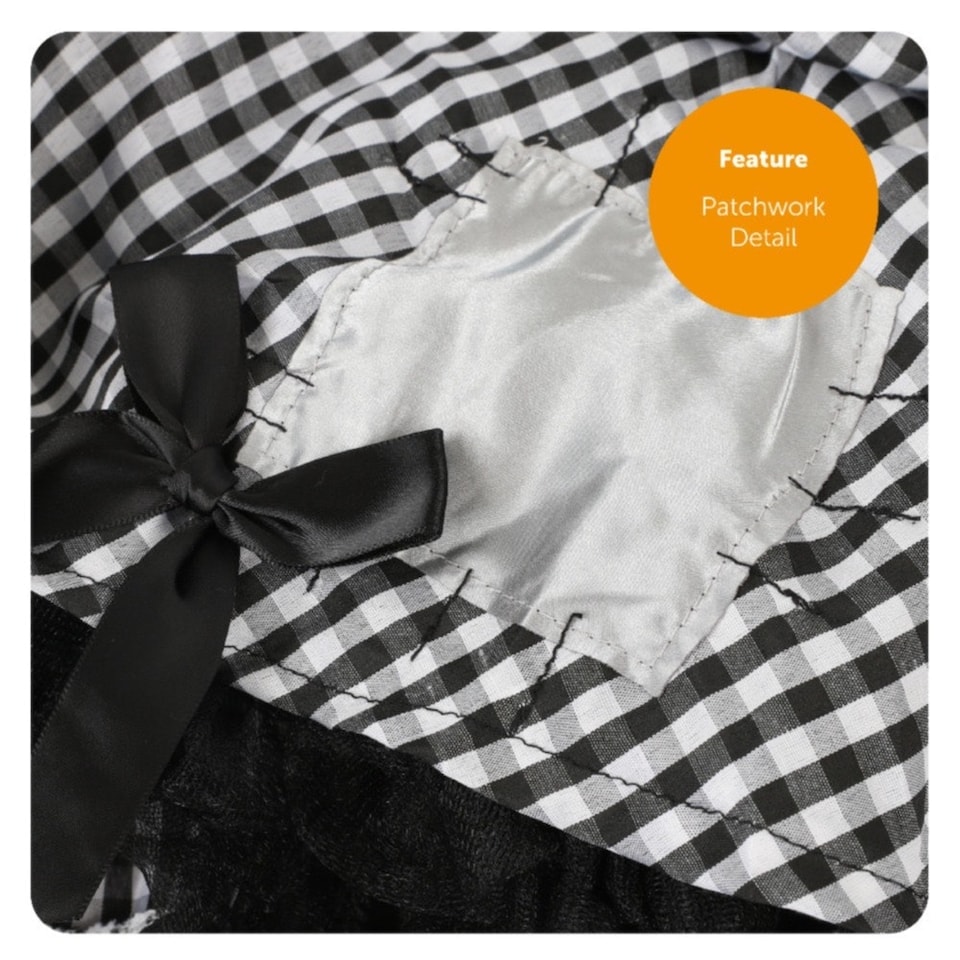 image 1 of Creepy Doll Costume | Black | XL